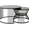 Table basse Roma noir (2/set)