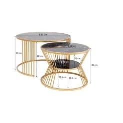 Table basse Roma (2/Set)