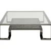 Table basse Rush graphite 120x120cm