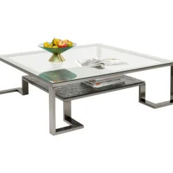 Table basse Rush graphite 120x120cm