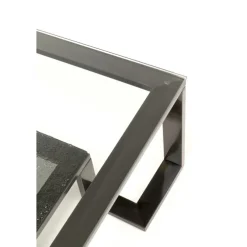 Table basse Rush graphite 120x120cm