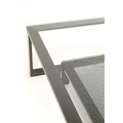Table basse Rush graphite 120x120cm