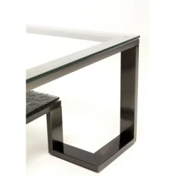 Table basse Rush graphite 120x120cm