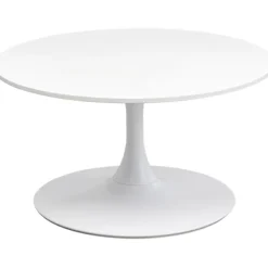 Table basse Schickeria blanc Ø80cm