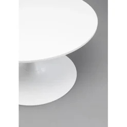 Table basse Schickeria blanc Ø80cm