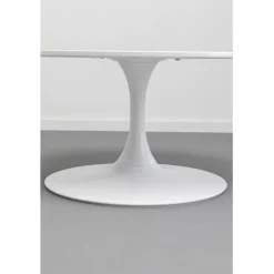 Table basse Schickeria blanc Ø80cm