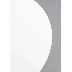 Table basse Schickeria blanc Ø80cm