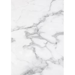 Table basse Schickeria Marbre blanc Ø80cm