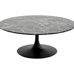 Table basse Schickeria Marbre noir Ø110cm