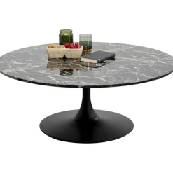 Table basse Schickeria Marbre noir Ø110cm