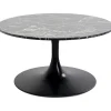 Table basse Schickeria Marbre noir Ø80cm
