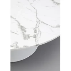 Table basse Schickeria Marbre blanc Ø110cm