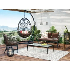 Table basse Tiki noir