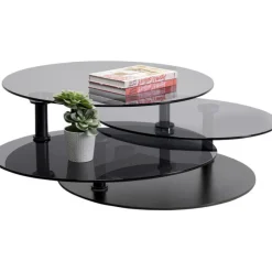 Table basse Twist Ø90 (170)x43cm