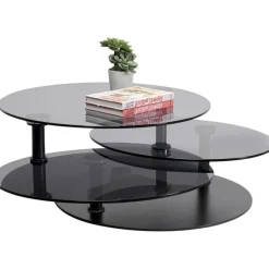 Table basse Twist Ø90 (170)x43cm