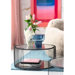 Table basse Wire Double Bubble Noir (2/Set)