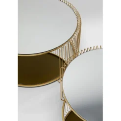 Table basse Wire Double laiton (2/Set)