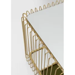Table basse Wire Double laiton 120x60cm
