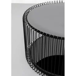 Table basse Wire Double noir (2/Set)