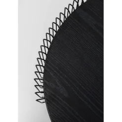 Table basse Wire Double noir bois (2/Set)