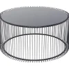 Table basse Wire Uno noir Ø80cm