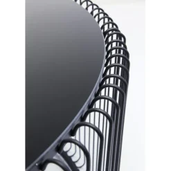 Table basse Wire Uno noir Ø80cm