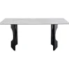 Table Bilbao Oho Noir 180x90cm