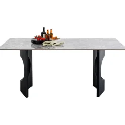 Table Bilbao Oho Noir 180x90cm
