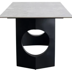 Table Bilbao Oho Noir 180x90cm