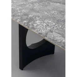 Table Bilbao Oho Noir 180x90cm