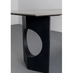 Table Bilbao Oho Noir 180x90cm