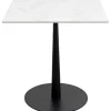Table bistrot Capri blanc 70x70cm