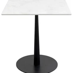 Table bistrot Capri blanc 70x70cm