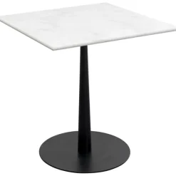 Table bistrot Capri blanc 70x70cm