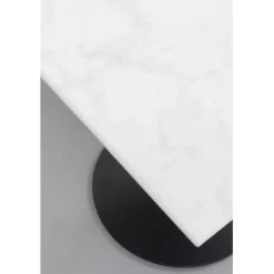 Table bistrot Capri blanc 70x70cm
