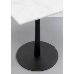 Table bistrot Capri blanc 70x70cm