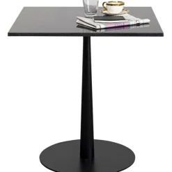 Table bistrot Capri noir 70x70cm