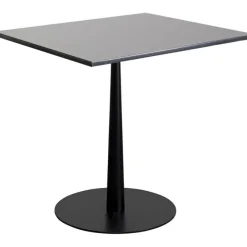 Table bistrot Capri noir 70x70cm