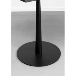 Table bistrot Capri noir 70x70cm