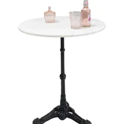 Table bistrot Kaffeehaus blanc Ø60
