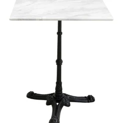 Table bistrot Kaffeehaus blanc 60x60cm