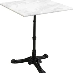 Table bistrot Kaffeehaus blanc 60x60cm