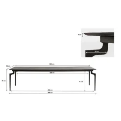 Table Bug 300x90cm