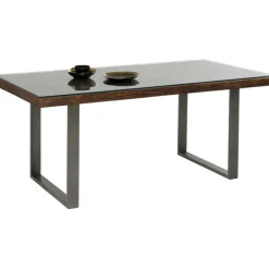 Table Conley acier brut 180x90