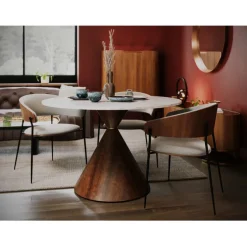 Table Cono Ceramique Ø120cm