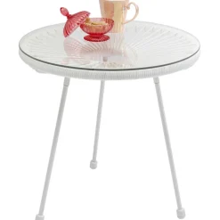 Table d appoint Acapulco blanc