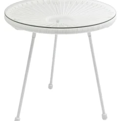 Table d appoint Acapulco blanc