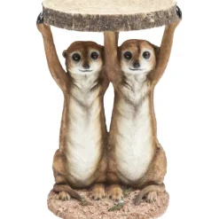 Table d appoint Animal Meerkat Sisters Ø33cm