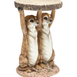 Table d appoint Animal Meerkat Sisters Ø33cm