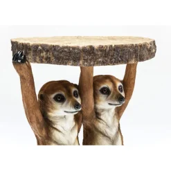 Table d appoint Animal Meerkat Sisters Ø33cm